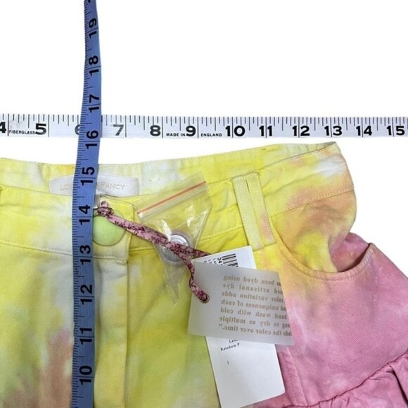 NWT LoveShackFancy Landen Tie-Dyed Mini Skirt Women Size 4 - Picture 5 of 14